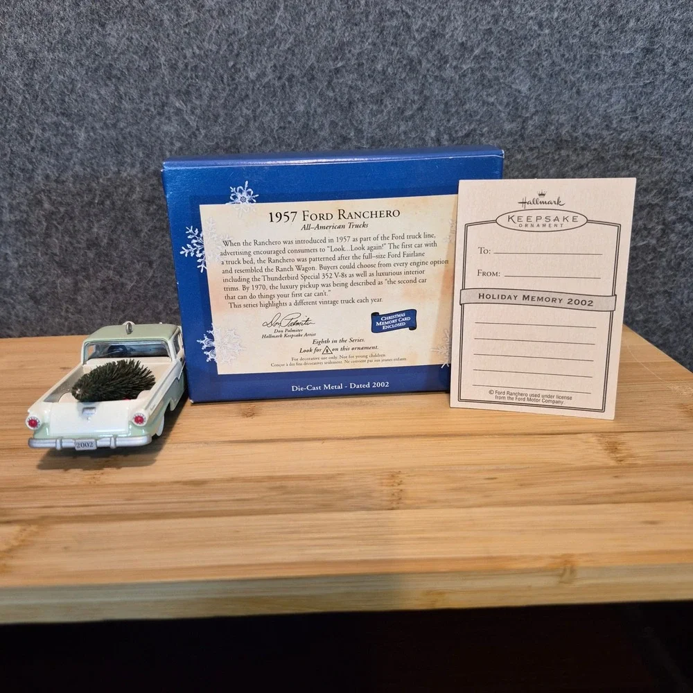1957 Ford Ranchero All American Trucks 2002 Hallmark Keepsake Ornament